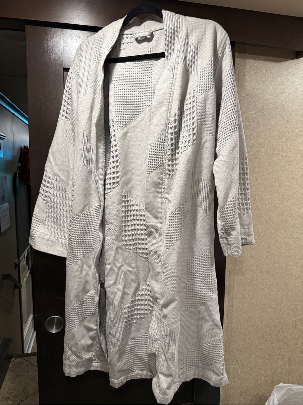 West Elm 100% Organic Cotton Textured Robe